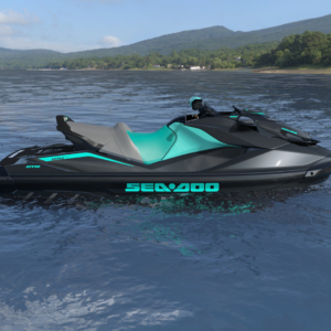 Sea-Doo GTR 230 Eclipse Black Reef Blue - obrazek 4