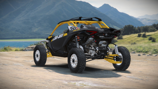 Can-Am Maverick R X RS DCT SAS 999T Carbon Black & Neo Yellow