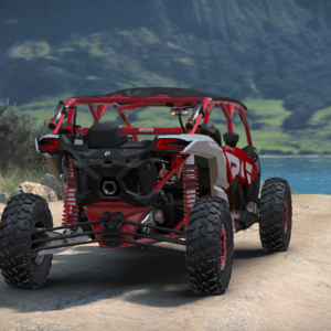 Can-Am Maverick X3 MAX XRS SAS Turbo RR Fiery Red & Hyper Silver - obrazek 3