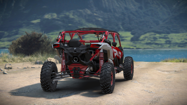 Can-Am Maverick X3 MAX XRS SAS Turbo RR Fiery Red & Hyper Silver