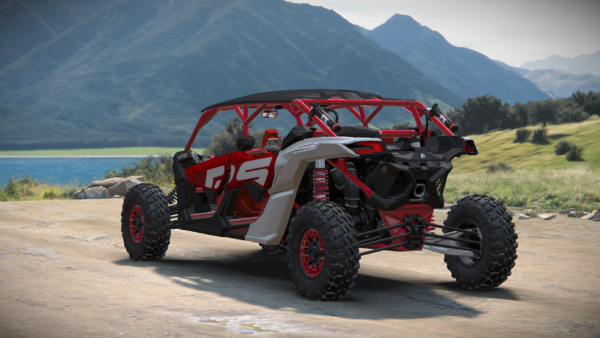 Can-Am Maverick X3 MAX XRS SAS Turbo RR Fiery Red & Hyper Silver