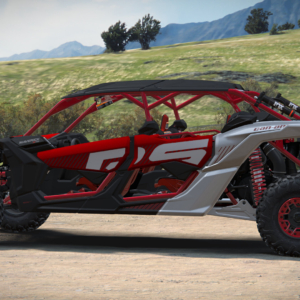 Can-Am Maverick X3 MAX XRS SAS Turbo RR Fiery Red & Hyper Silver - obrazek 2