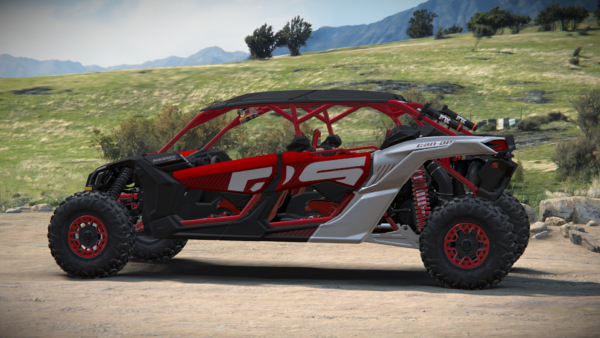 Can-Am Maverick X3 MAX XRS SAS Turbo RR Fiery Red & Hyper Silver