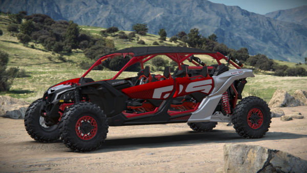 Can-Am Maverick X3 MAX XRS SAS Turbo RR Fiery Red & Hyper Silver