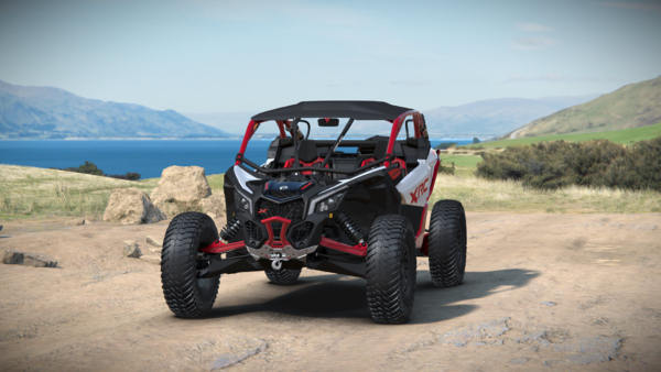 Can-Am Maverick X3 XRC Turbo RR Hybrid White & Legion Red