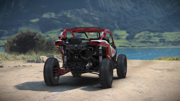 Can-Am Maverick X3 XRC Turbo RR Hybrid White & Legion Red