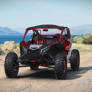 Can-Am Maverick X3 XRS SAS Turbo RR Fiery Red & Hyper Silver - obrazek 2