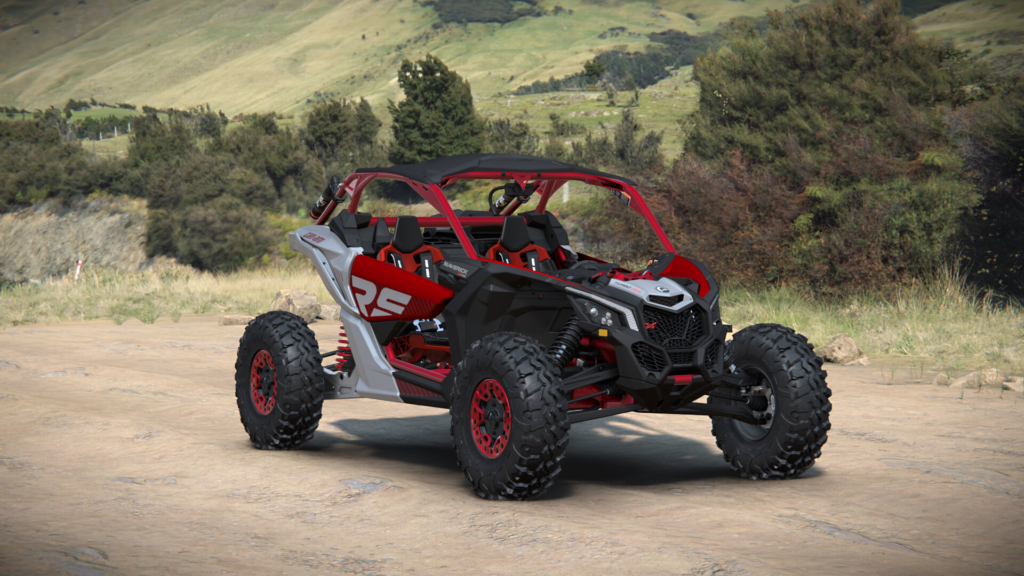 Can-Am Maverick X3 XRS SAS Turbo RR Fiery Red & Hyper Silver