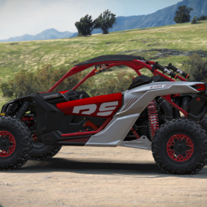 Can-Am Maverick X3 XRS SAS Turbo RR Fiery Red & Hyper Silver - obrazek 3