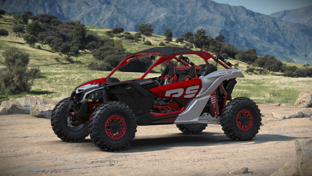 Can-Am Maverick X3 XRS SAS Turbo RR Fiery Red & Hyper Silver