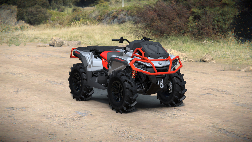 Can-Am Outlander 1000R XMR Hyper Silver & Legion Red