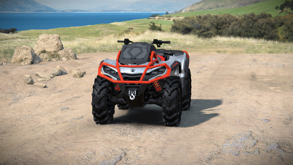 Can-Am Outlander 1000R XMR Hyper Silver & Legion Red