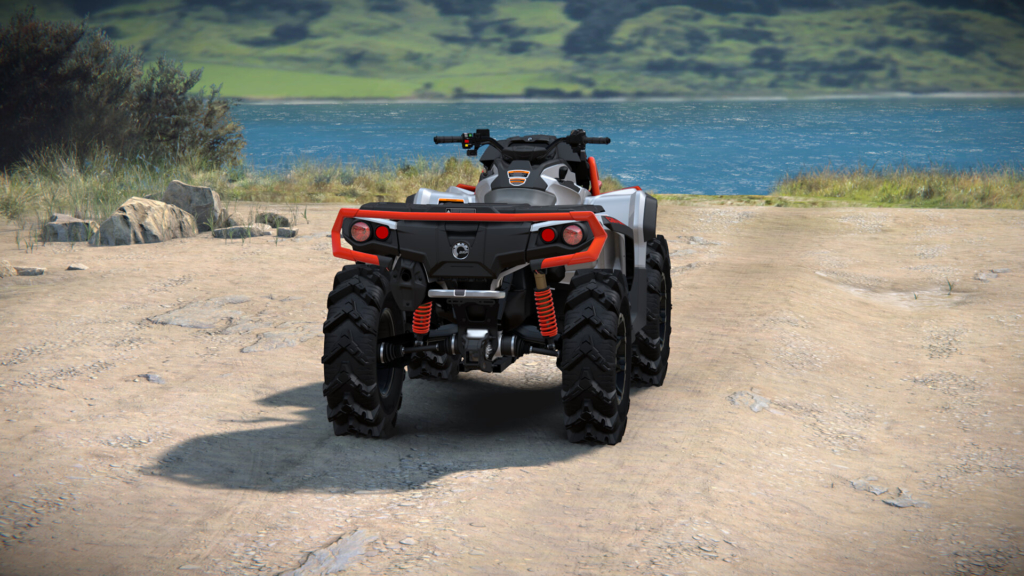 Can-Am Outlander 1000R XMR Hyper Silver & Legion Red