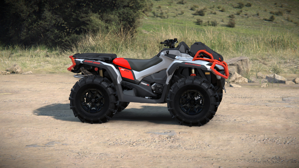 Can-Am Outlander 1000R XMR Hyper Silver & Legion Red