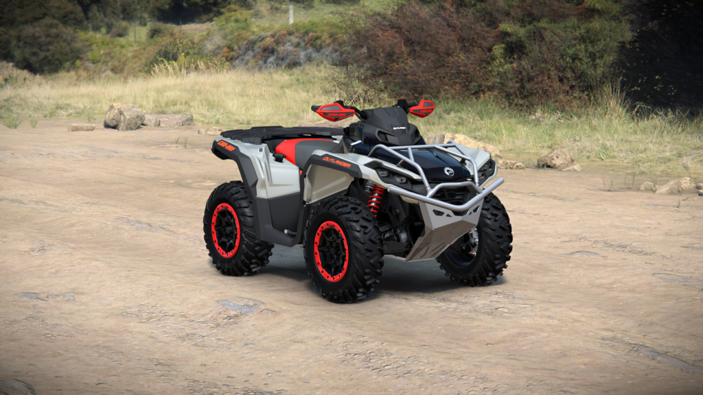 Can-Am Outlander 1000R XXC Chalk Gray & Can-Am Red