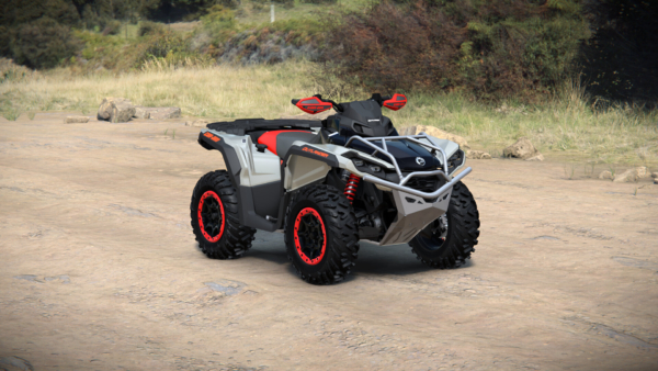 Can-Am Outlander 1000R XXC Chalk Gray & Can-Am Red
