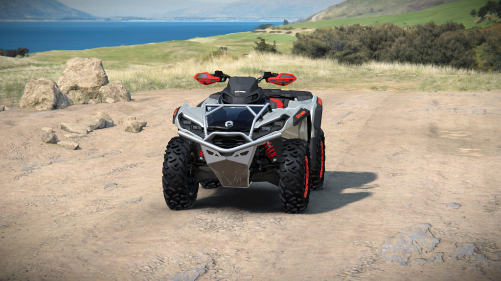 Can-Am Outlander 1000R XXC Chalk Gray & Can-Am Red