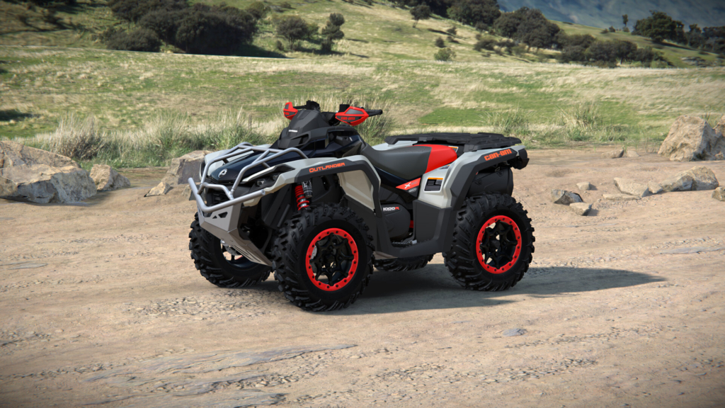 Can-Am Outlander 1000R XXC Chalk Gray & Can-Am Red