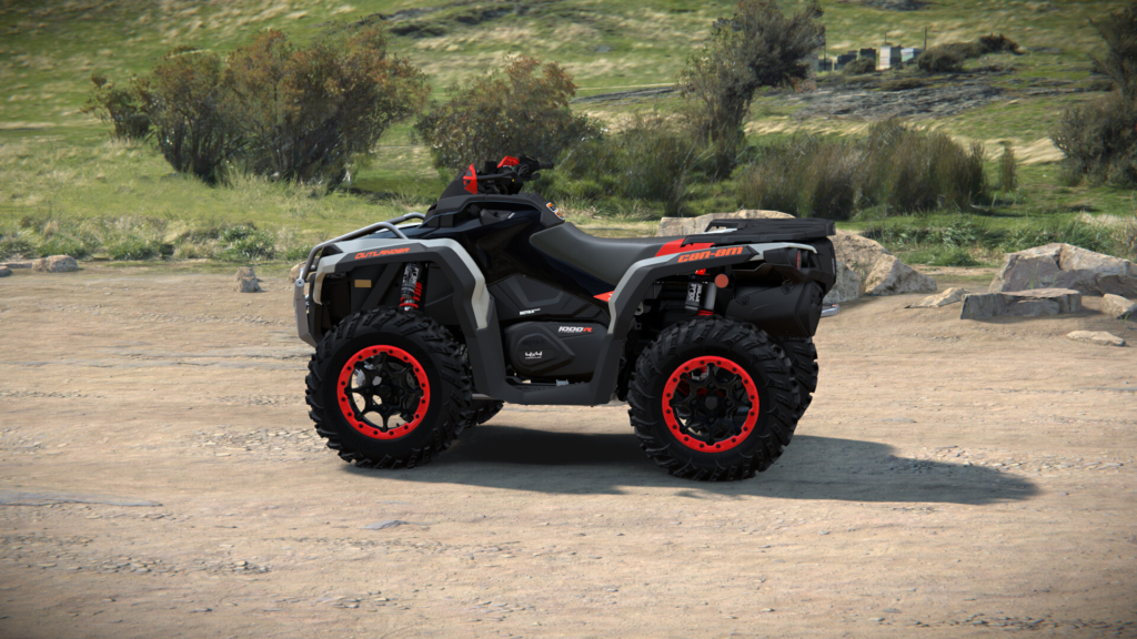 Can-Am Outlander 1000R XXC Chalk Gray & Can-Am Red