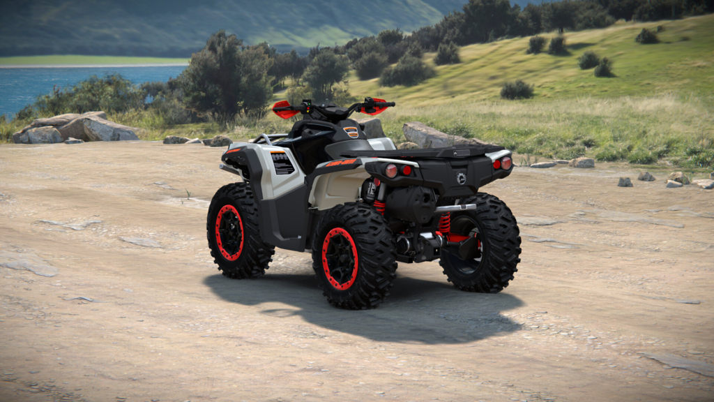 Can-Am Outlander 1000R XXC Chalk Gray & Can-Am Red