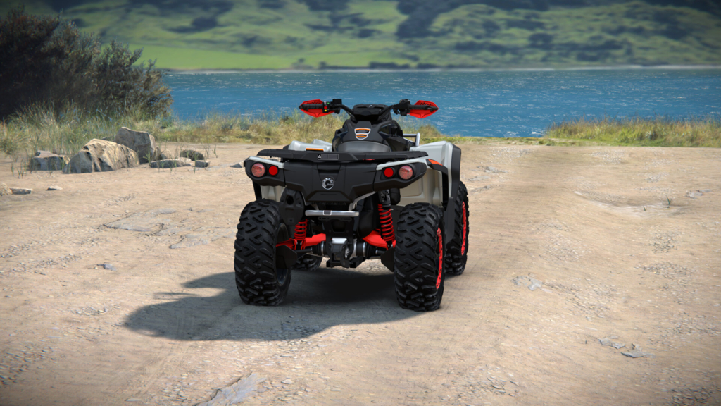 Can-Am Outlander 1000R XXC Chalk Gray & Can-Am Red