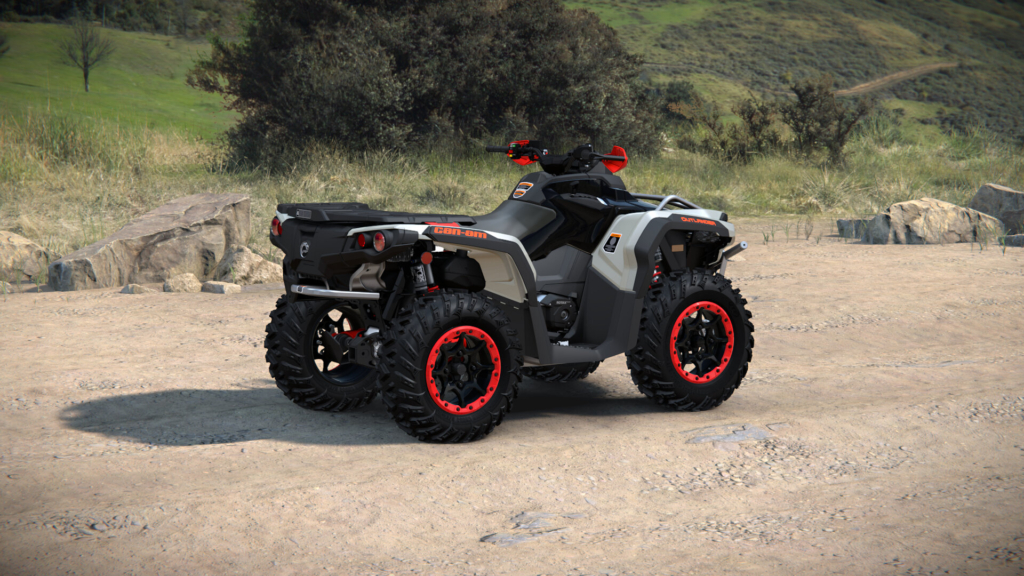 Can-Am Outlander 1000R XXC Chalk Gray & Can-Am Red