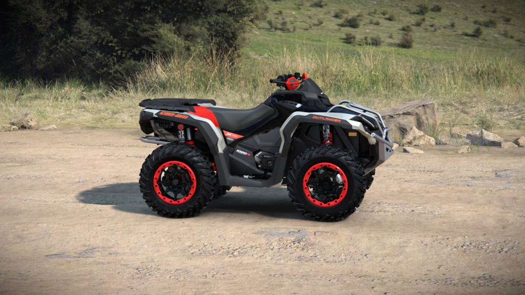 Can-Am Outlander 1000R XXC Chalk Gray & Can-Am Red