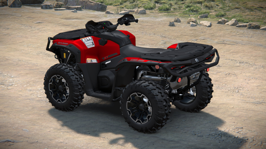 Can-Am Outlander 850 XT T Fiery Red 4ESR GEN3