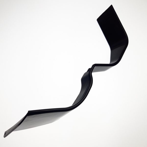 Right front headlinght frame, black