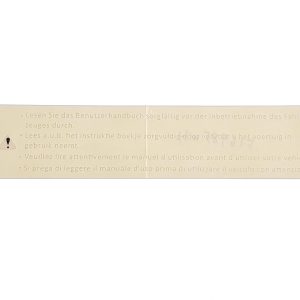 WARNING STICKER