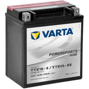 Varta 12V/14Ah moto, YTX16-BS
