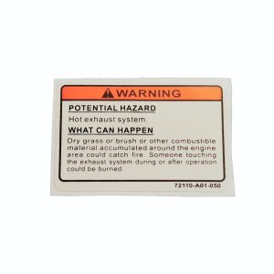 Warning Sticker, Engine Proof