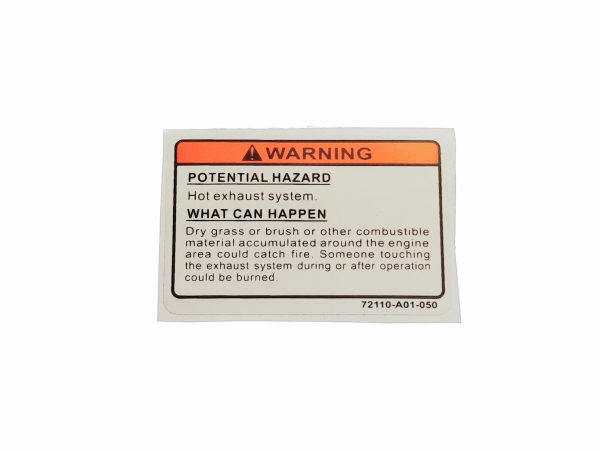 Warning Sticker, Engine Proof