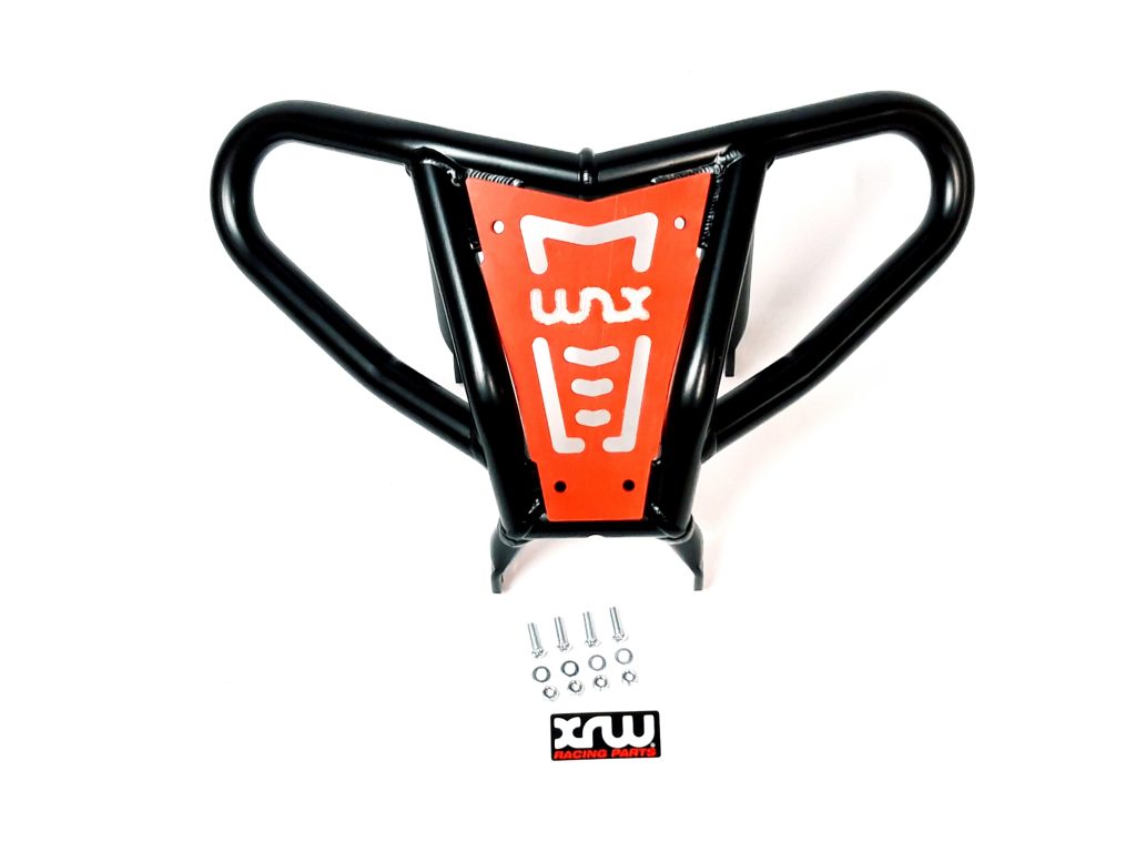 FRONT BUMPER X17 BLACK PHD RED - HONDA TRX 450