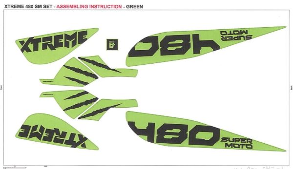 450cc Xtreme Supermoto Green