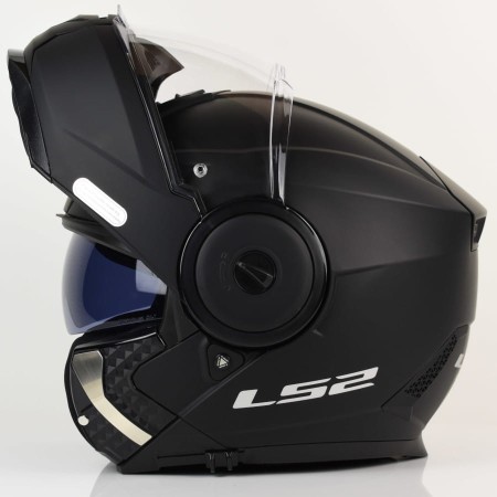 KASK MOTOCYKLOWY SZCZĘKOWY LS2 FF902 SCOPE SOLID MATT BLACK roz.L