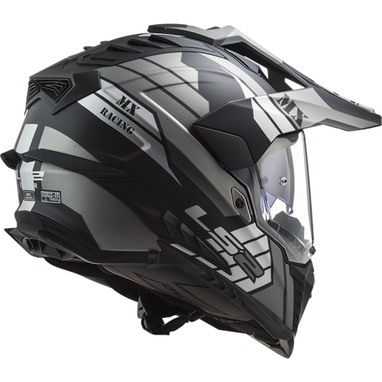 LS2 MX701 EXPLORER ATLANTIS MATT TITANIUM XL 407012007XL
