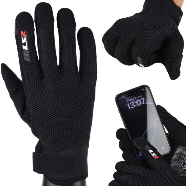 Rękawice Motocyklowe LS2 Cool Man Black M