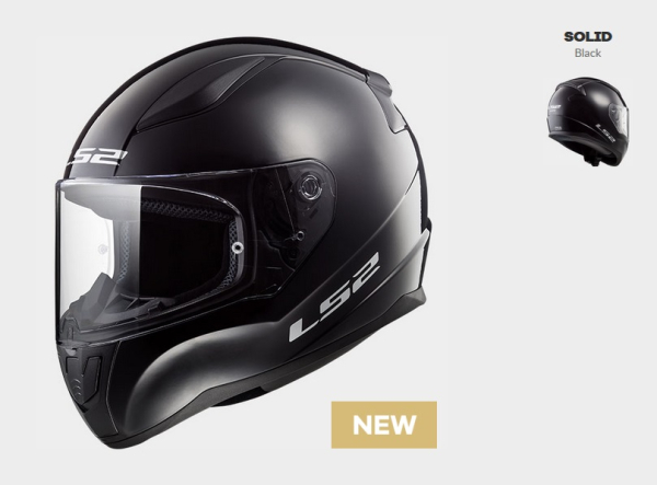 KASK MOTOCYKLOWY KASK LS2 FF353 RAPID SOLID BLACK-06 S