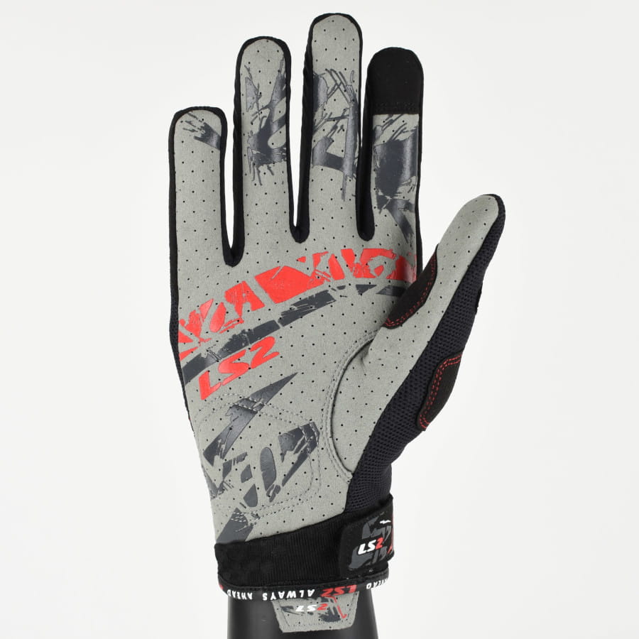 Rękawice Motocyklowe LS2 Chaki Man Black L - obrazek 8