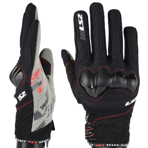 Rękawice Motocyklowe LS2 Chaki Man Black L